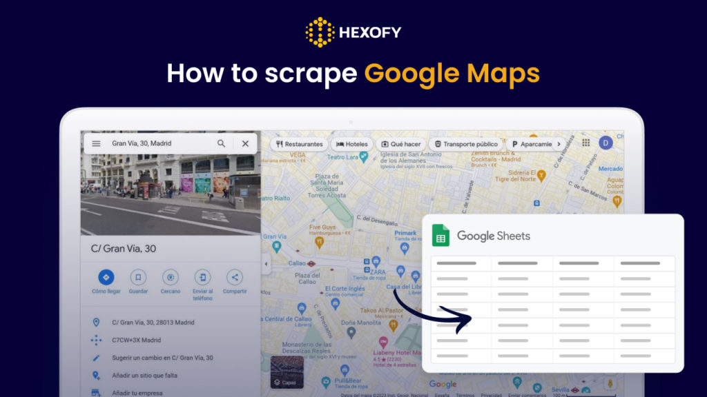 How to scrape Google Maps