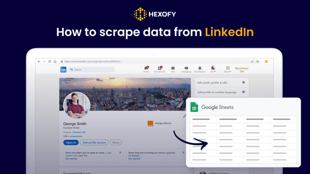 How to scrape data from LinkedIn