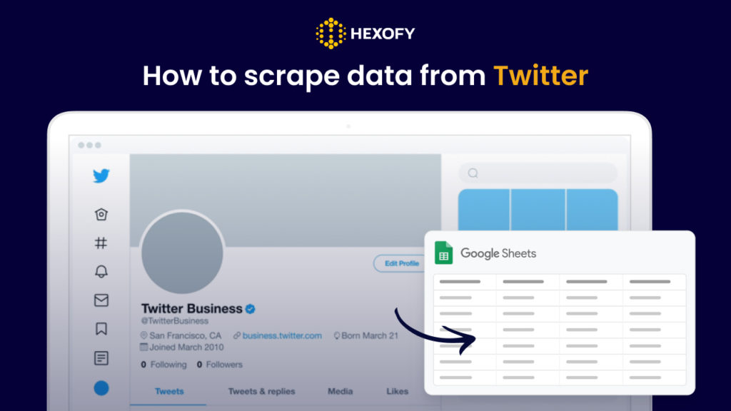 How to scrape data from Twitter