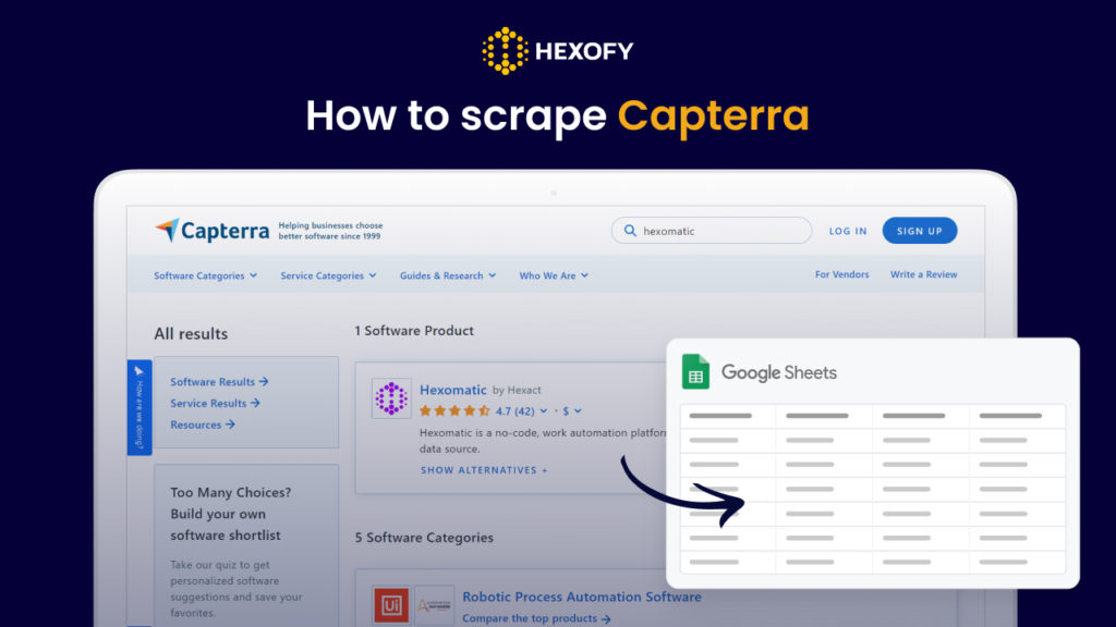 How to scrape Capterra